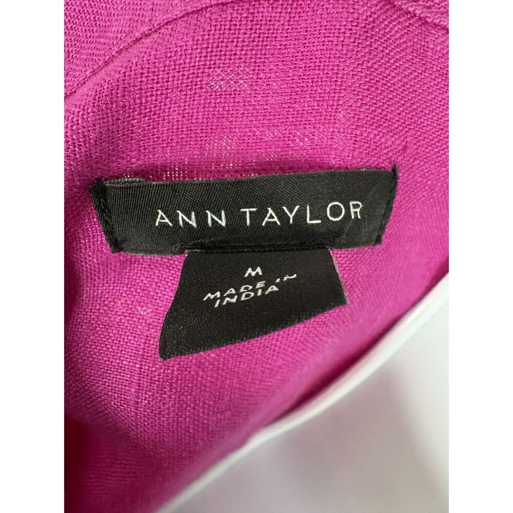 Ann Taylor Oversized Linen Button-Down Shirt - Picture 6 of 7